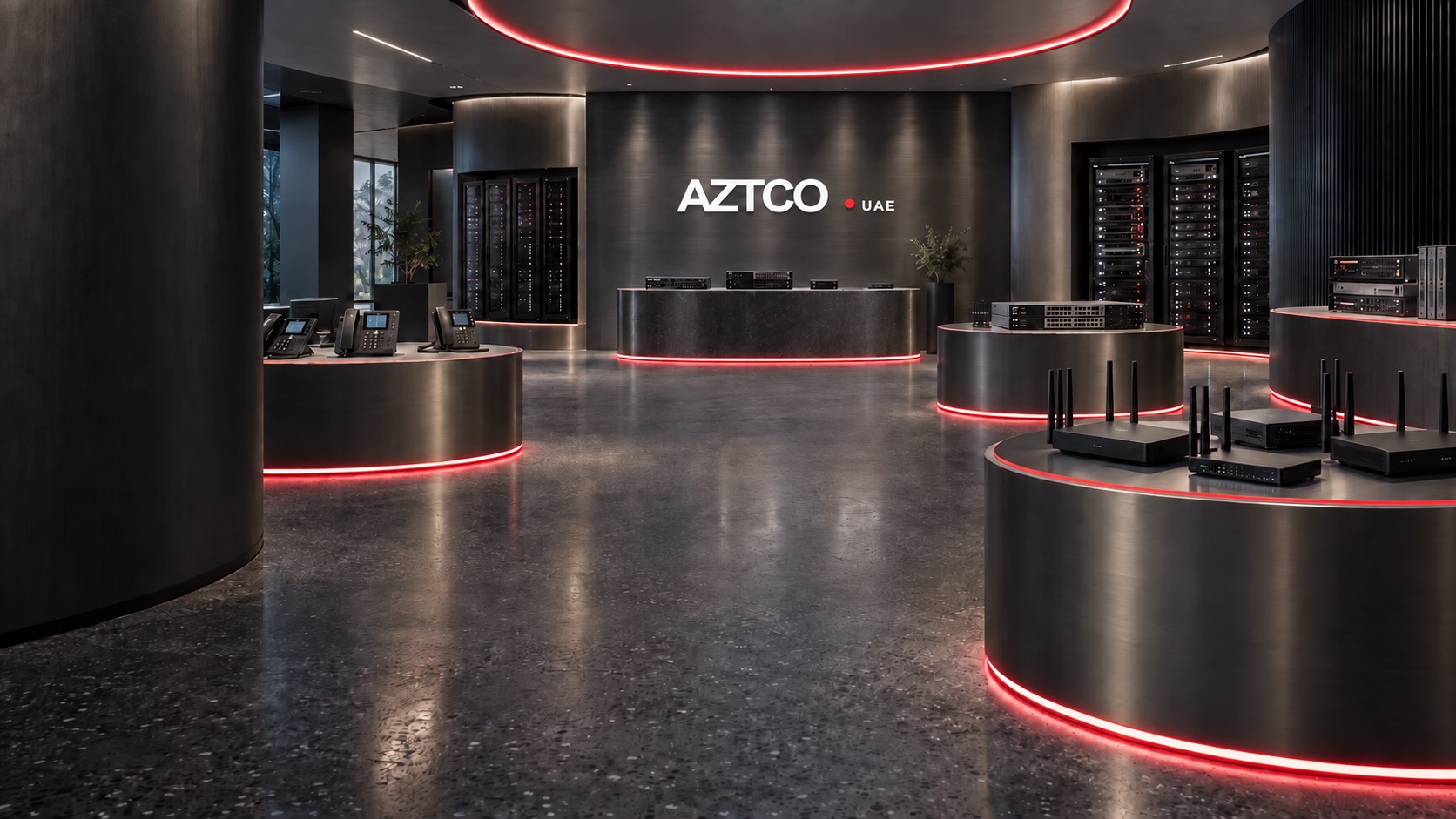 Showroom tecnológico virtual de AZTCO